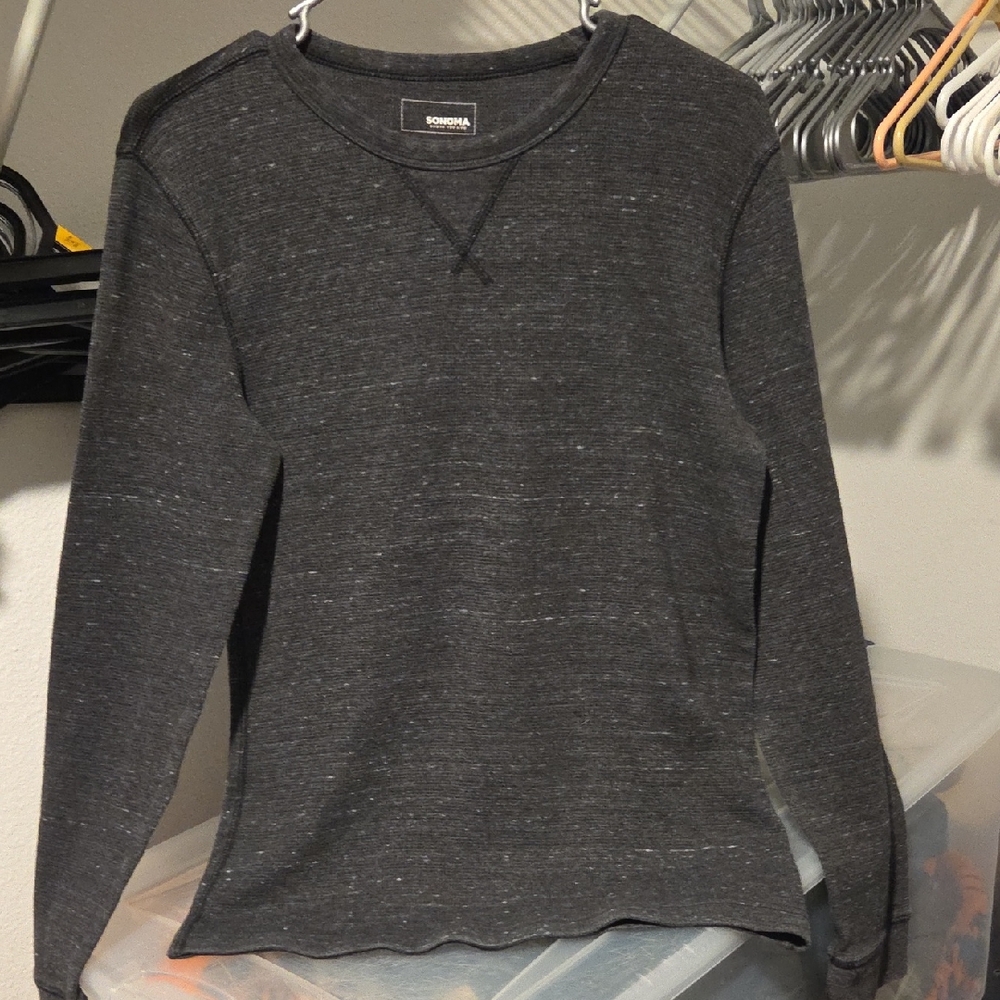 Sonoma Dark Gray Long Sleeve Shirt